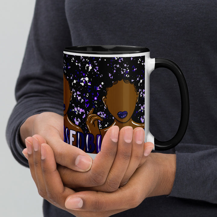 Blessed Mug with Black Color Inside