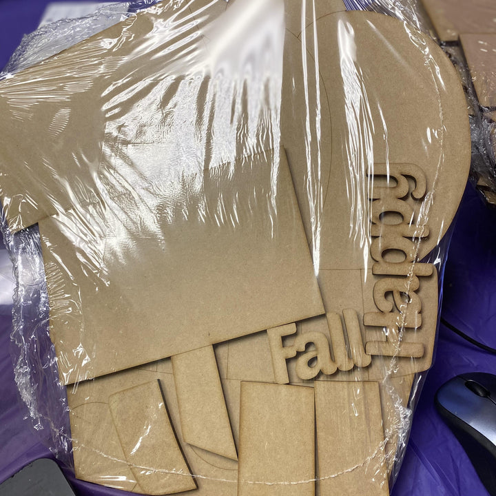 3D Happy Fall Pumpkin Basket