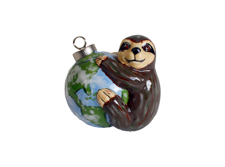 Sloth Ball Ornament