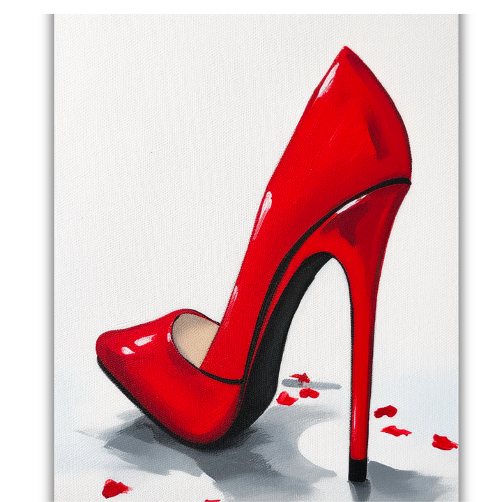 Red Heel Paint Kit