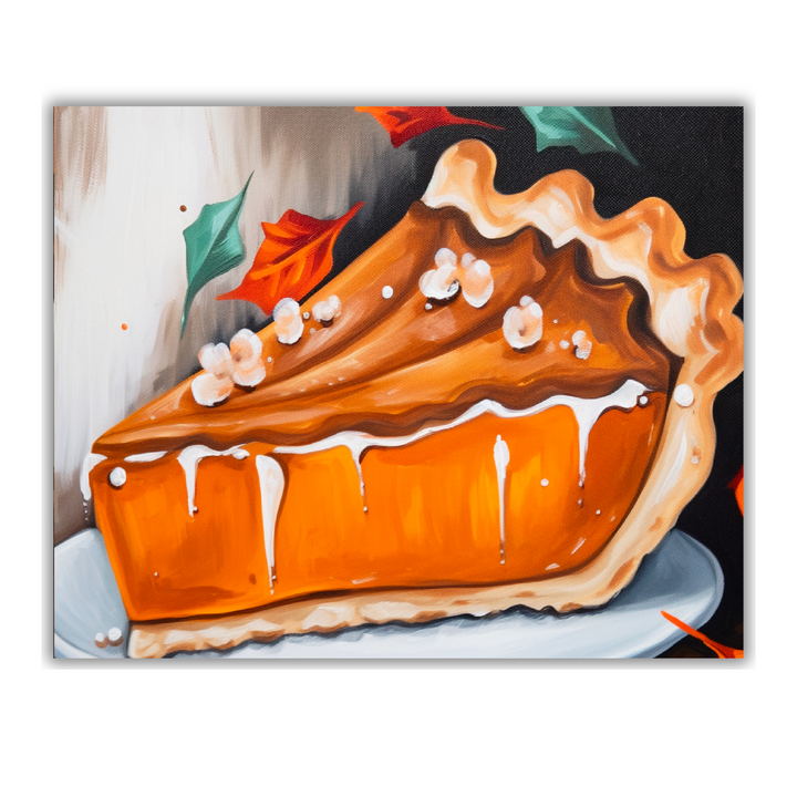 Pie Slice Thanksgiving Paint Kit